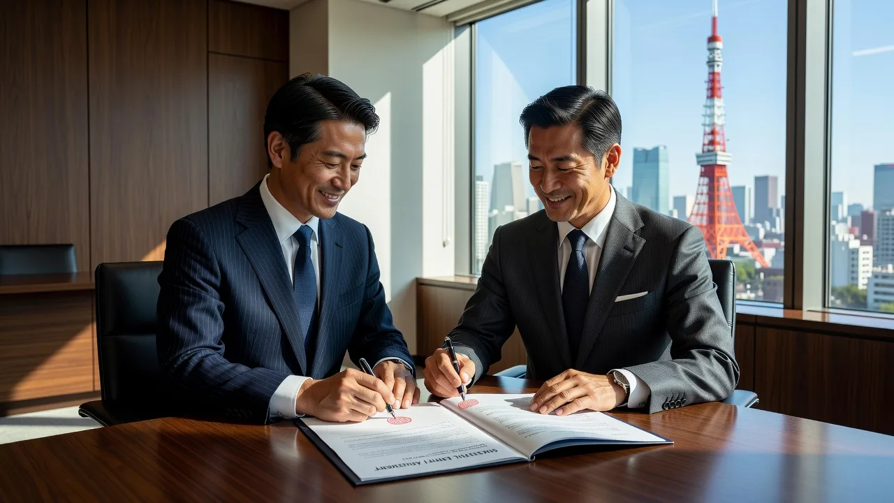 Business Contract Signing